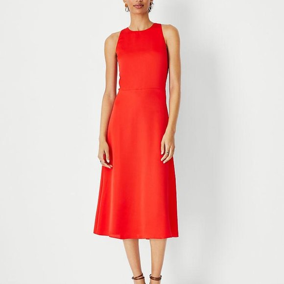 Ann Taylor Dresses & Skirts - NWT  Ann Taylor Cutout Back Flare Halter Dress